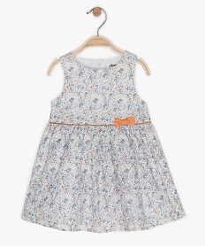 GEMO Robe bébé fille en dentelle fleurie et tulle Imprimé