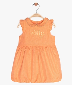 LING.BAS IMPRIME ROBE ORANGE