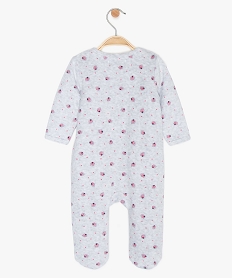 pyjama bebe fille en velours motif cupcakes gris pyjamas veloursA563101_2