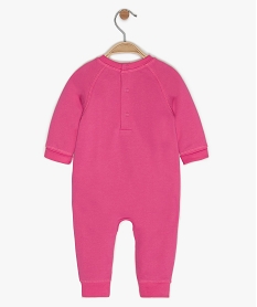 pyjama bebe fille sans pieds imprime poitrine roseA570301_3
