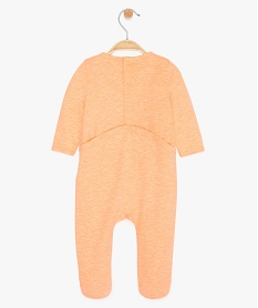 pyjama bebe garcon imprime estival en coton bio orangeA570801_2
