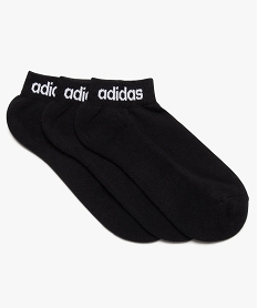 GEMO Chaussettes garçon tige basse spécial sport - Adidas (lot de 3) Noir