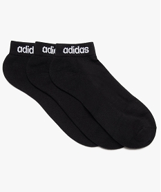 GEMO Chaussettes homme tige basse spécial sport - Adidas (lot de 3) Noir