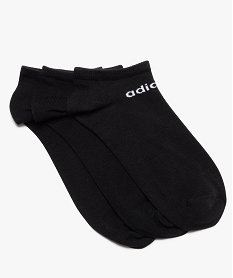 GEMO Chaussettes homme tige ultra courte (lot de 3) - Adidas Noir