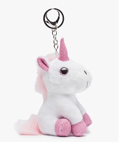 porte-cles fille forme licorne a paillettes roseA583101_1