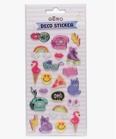 GEMO Stickers fantaisie (lot de 21 pièces) Multicolore