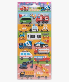 GEMO Stickers fantaisie véhicules (23 pièces) Multicolore