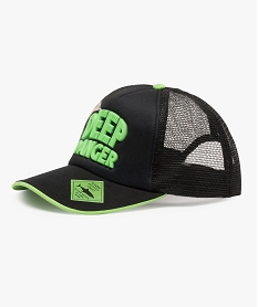 GEMO Casquette garçon filet motif requin avec détails en relief Vert