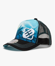 GEMO Casquette garçon trucker motif tropical - Freegun Multicolore