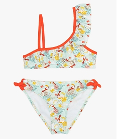 GEMO Maillot de bain fille avec motifs pailletés 2 pièces Imprimé