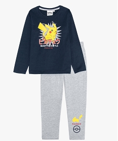 pyjama garcon imprime pikachu - pokemon bleuA605601_1