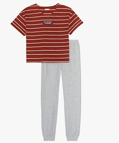 GEMO Pyjama fille avec haut loose tendance Imprimé