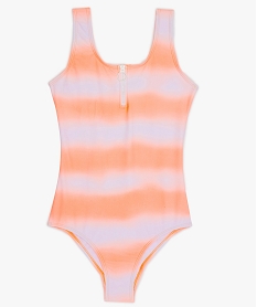 maillot de bain fille 1 piece tie-and-dye imprimeA614101_1