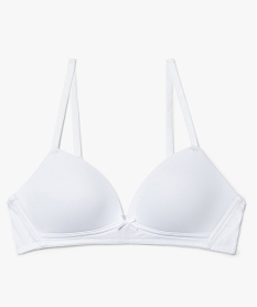 GEMO Soutien-gorge fille paddé en polyamide recyclé Blanc