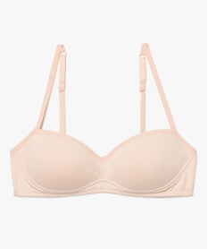 GEMO Soutien-gorge fille à bonnets paddés et coton bio Rose