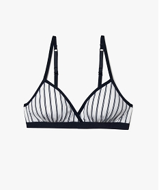 GEMO Soutien-gorge fille triangle en coton bio Imprimé