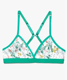 GEMO Soutien-gorge fille avec bretelles multipositions et coton bio Imprimé