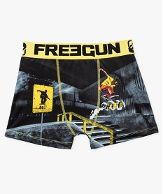 GEMO Boxer garçon imprimé skateur - Freegun Imprimé