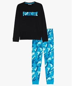 GEMO Pyjama garçon en jersey - Fortnite Noir