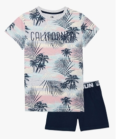 pyjashort garcon motif tropical - freegun imprimeA619401_1