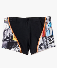 short de bain garcon motif street freegun imprime maillots de bainA620501_1