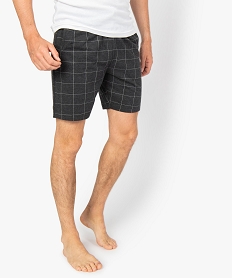 short de pyjama homme contenant du coton bio imprimeA620901_1