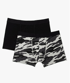 GEMO Boxer homme à motif camouflage (lot de 2) Multicolore