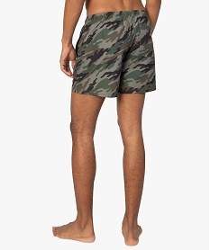 short de bain homme imprime camouflage multicolore maillots de bainA625401_3