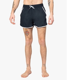 GEMO Short de bain homme Bleu