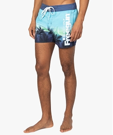 short de bain homme freegun bleu maillots de bainA625901_1