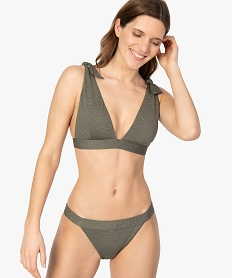 bas de maillot de bain femme paillete vert bas de maillots de bainA634701_3