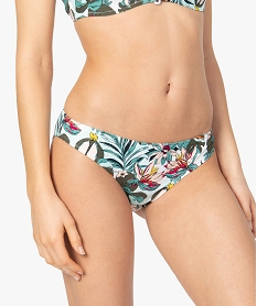 GEMO Bas de maillot de bain femme à motifs fleuris Imprimé