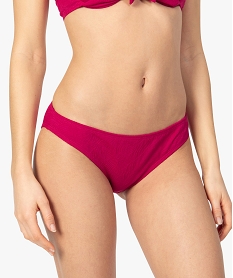 GEMO Bas de maillot de bain femme forme slip Rouge