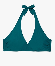 haut de maillot de bain femme grande taille triangle a armatures bleu haut de maillots de bainA637801_4