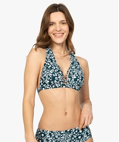 GEMO Haut de maillot de bain femme forme triangle Imprimé