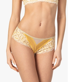 shorty en dentelle bicolore multicoloreA648801_1