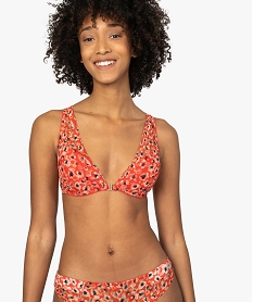 GEMO Soutien-gorge femme triangle fermé devant Imprimé