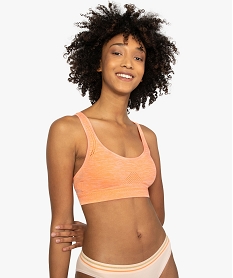 GEMO Soutien-gorge de sport Orange