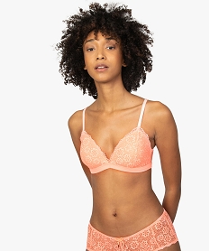 GEMO Soutien-gorge femme triangle à dos original Orange