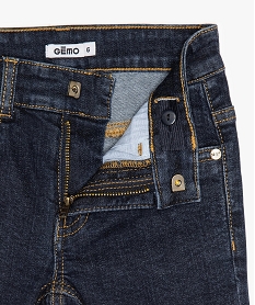 jean coupe skinny extensible 5 poches garcon bleu jeansA662701_3