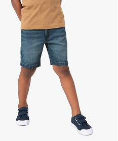 bermuda garcon en jean coupe regular gris shorts bermudas et pantacourtsA662901_1