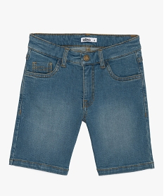bermuda garcon en jean coupe regular gris shorts bermudas et pantacourtsA662901_2