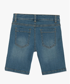 bermuda garcon en jean coupe regular gris shorts bermudas et pantacourtsA662901_3