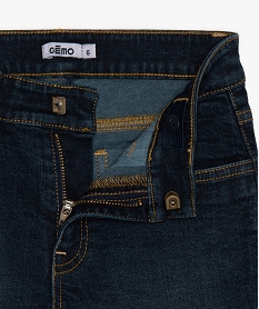 bermuda garcon en jean coupe regular bleuA663001_4