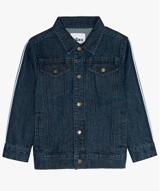 veste garcon en denim coupe droite grisA663401_1