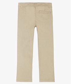 pantalon garcon chino en coton stretch a taille reglable beige pantalonsA665401_3