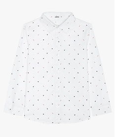 chemise garcon en coton a petits motifs imprimeA669401_1