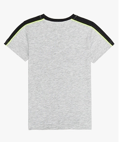 tee-shirt garcon pour le sport avec motif fantaisie grisA674001_2
