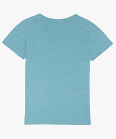 tee-shirt garcon a manches courtes avec imprime surf bleuA675001_2