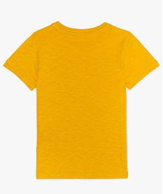 tee-shirt garcon a manches courtes avec imprime surf jauneA675101_2